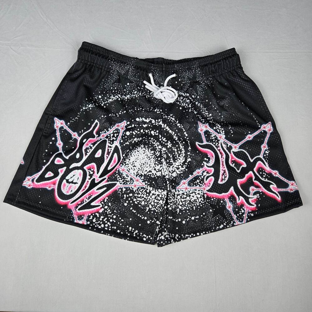 Lost Hills Galaxy Stars Mesh Shorts Size M fits like cropped Small Mens